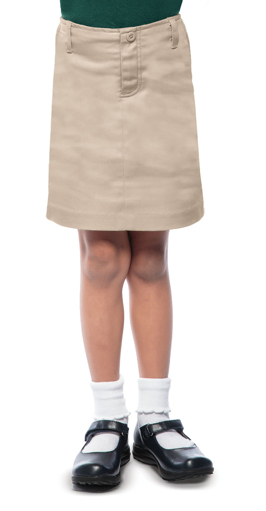 Girls (Little Girls) Stretch Fly Front Scooter in Khaki