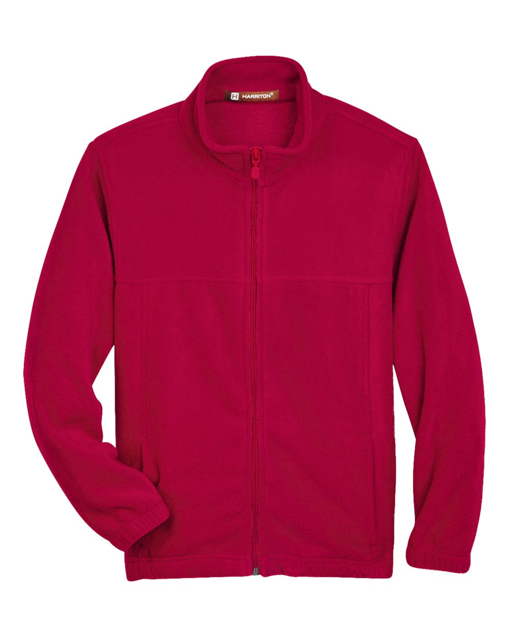 Harriton Brand Fleece Full Zip Jacket