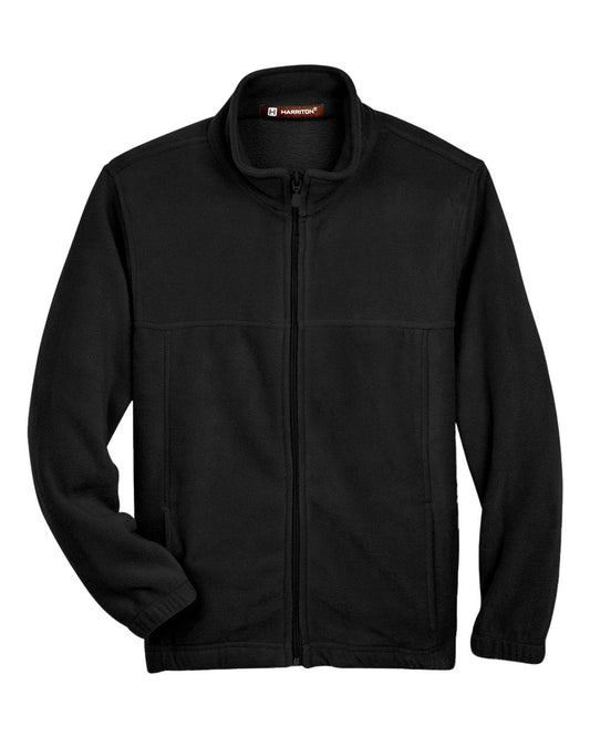 Harriton Brand Fleece Full Zip Jacket